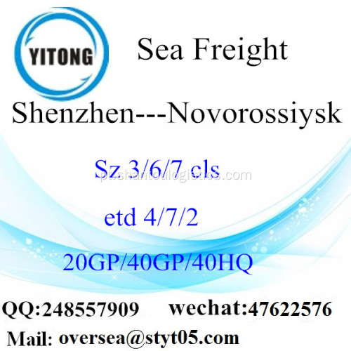 Mar de Porto de Shenzhen transporte de mercadorias para Novorossiysk